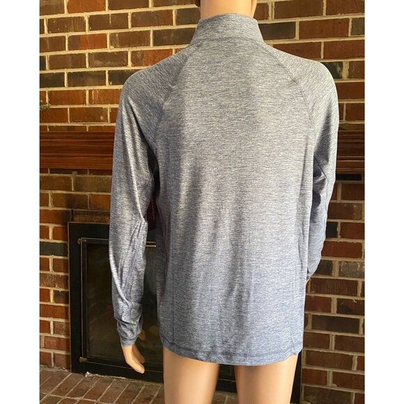 Wolverine Men's Sweatshirts Navy Heather 1/2 Zip Size Small,Outdoor,Sweater New - Picture 7 of 16